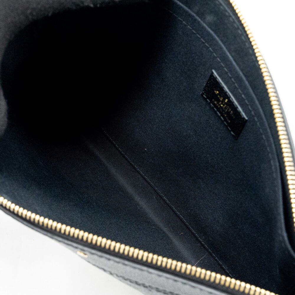 AAA Replica Louis Vuitton LV CLUTCH MONOGRAM EMPREINTE CALFSKIN BALCK GHW