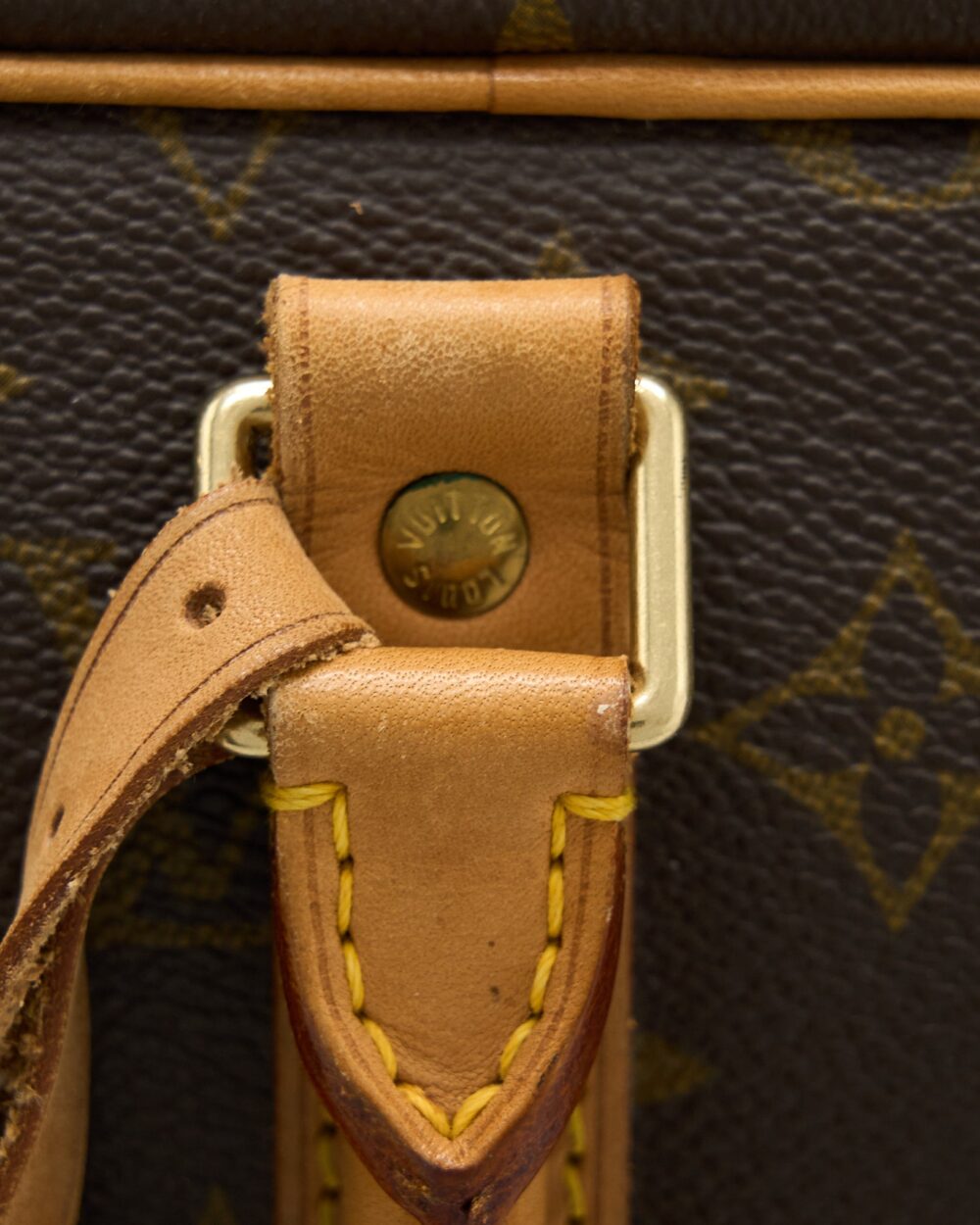 AAA Replica Louis Vuitton LV SMALL LUGGAGE BAG MONOGRAM CANVAS GHW