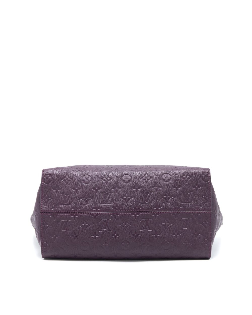 AAA Replica Louis Vuitton LV PETILLANCE TOTE BAG MONOGRAM EMPREINTE DARK PURPLE GHW