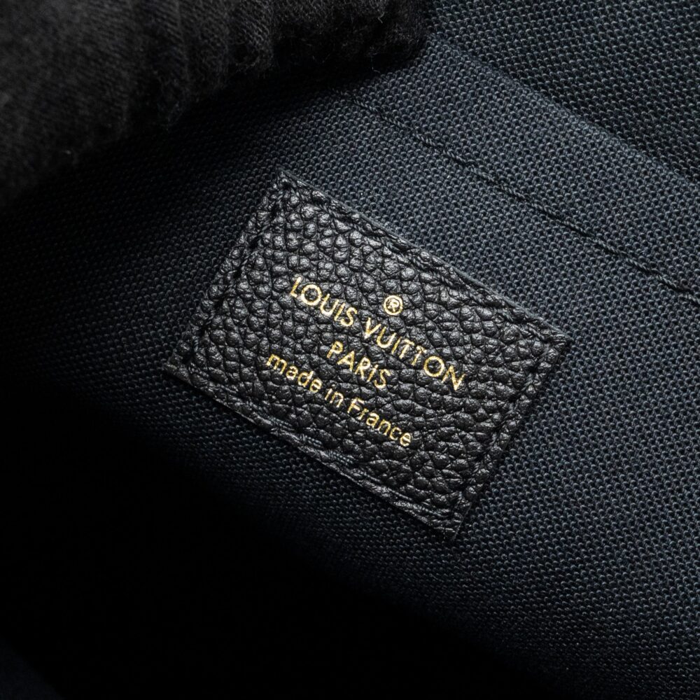 AAA Replica Louis Vuitton LV CLUTCH MONOGRAM EMPREINTE CALFSKIN BALCK GHW