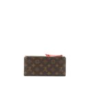 AAA Replica Louis Vuitton LV DOUBLE ZIPPER WALLET MONOGRAM CANVAS GHW