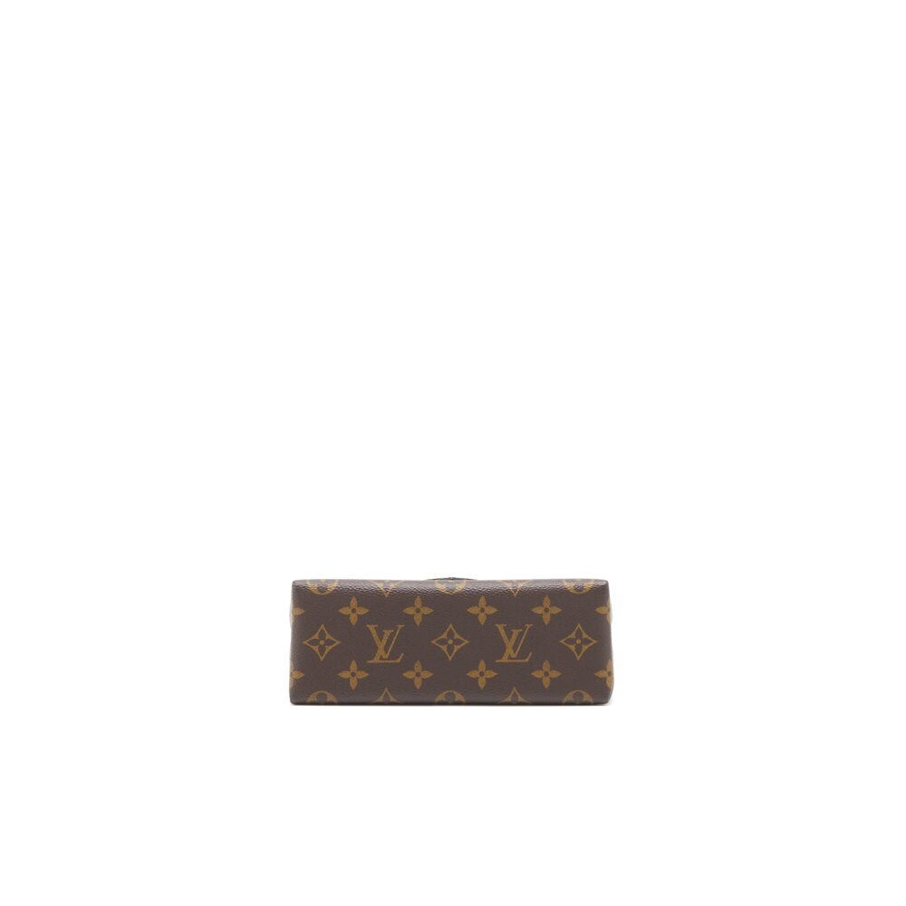 AAA Replica Louis Vuitton LV LOCKY BB MONOGRAM CANVAS/LEATHER BLACK GHW