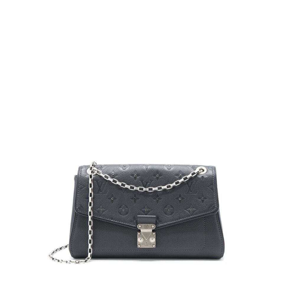 AAA Replica Louis Vuitton LV SAINT GERMAINE CROSSBODY BAG MONOGRAM EMPREINTE BLACK BRUSHED SHW