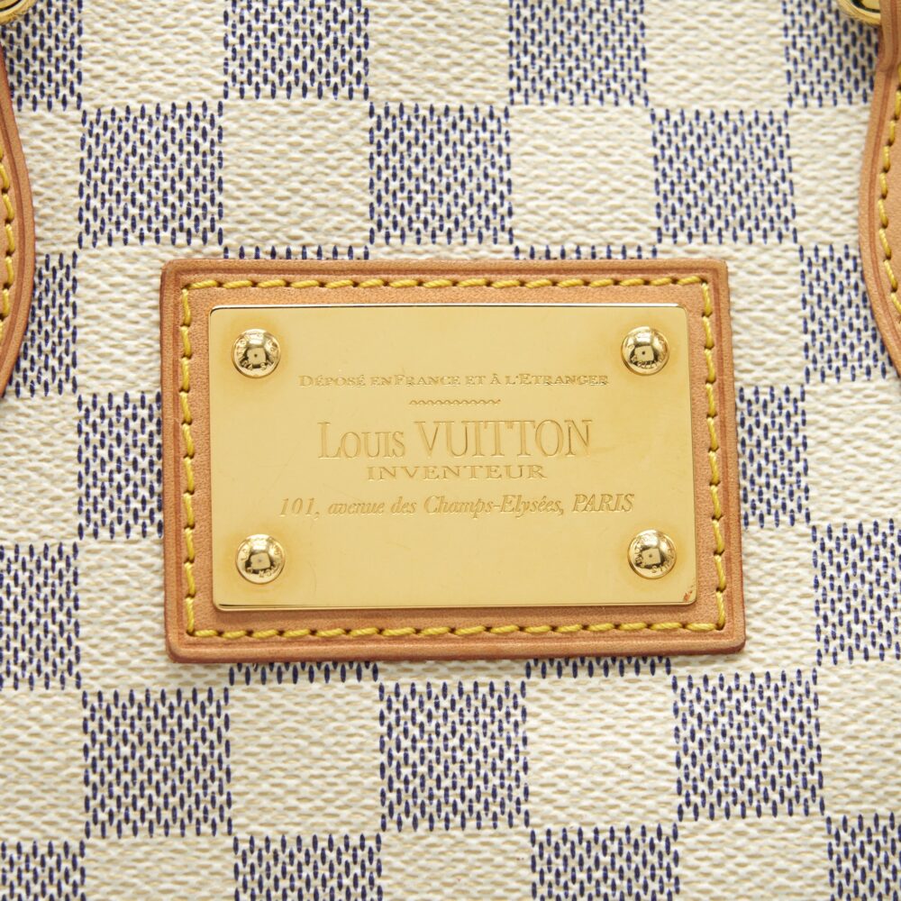 AAA Replica Louis Vuitton LV HAMPSTEAD PM DAMIER AZUR CANVAS GHW