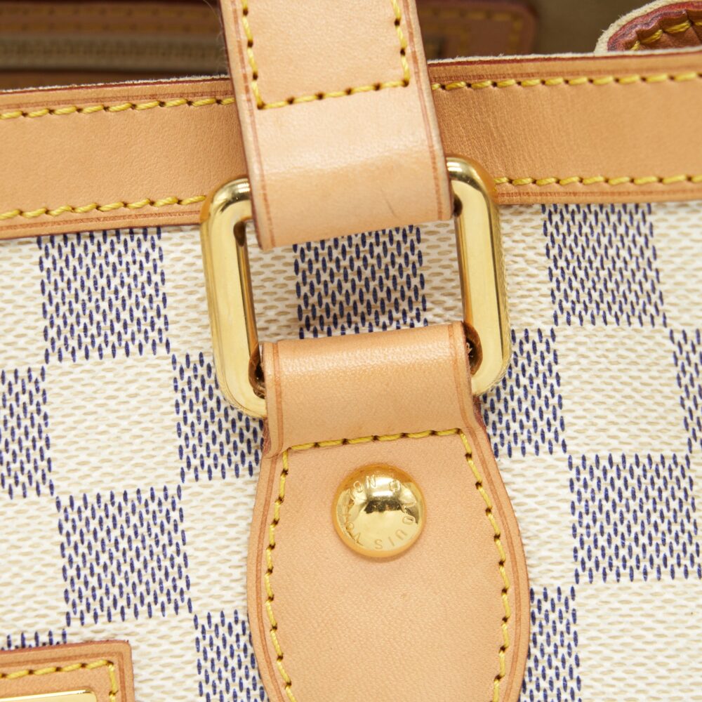 AAA Replica Louis Vuitton LV HAMPSTEAD PM DAMIER AZUR CANVAS GHW