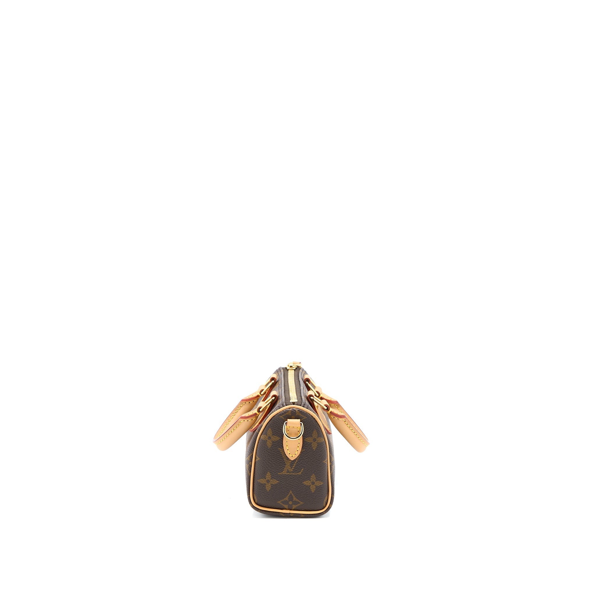 AAA Replica Louis Vuitton LV NANO SPEEDY MONOGRAM CANVAS GHW (NEW VERSION)