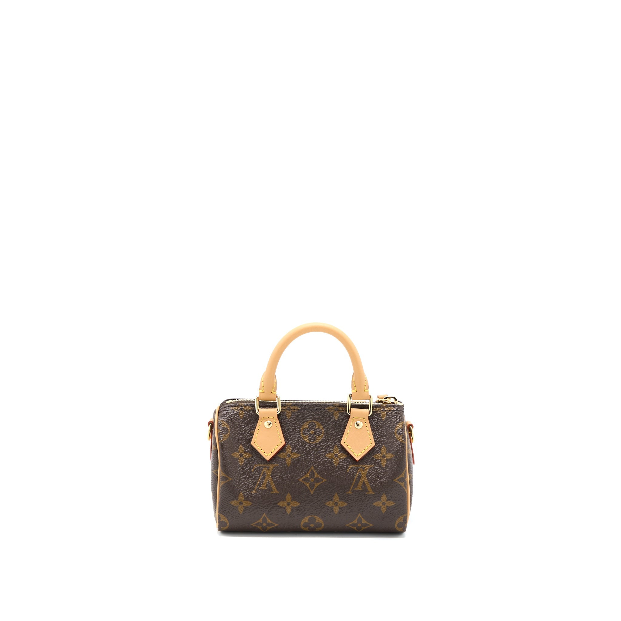 AAA Replica Louis Vuitton LV NANO SPEEDY MONOGRAM CANVAS GHW (NEW VERSION)