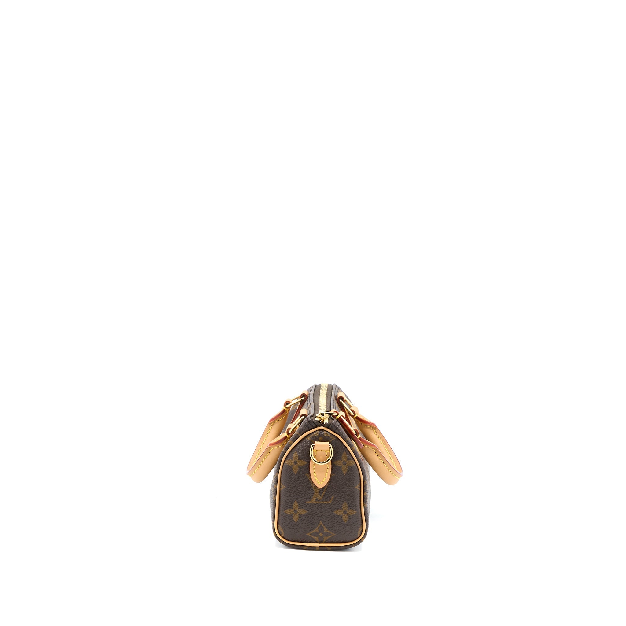 AAA Replica Louis Vuitton LV NANO SPEEDY MONOGRAM CANVAS GHW (NEW VERSION)