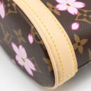 AAA Replica Louis Vuitton LV HARUKI MURAKAMI NANO BUCKET MONOGRAM CANVAS SAKURA BROWN GHW
