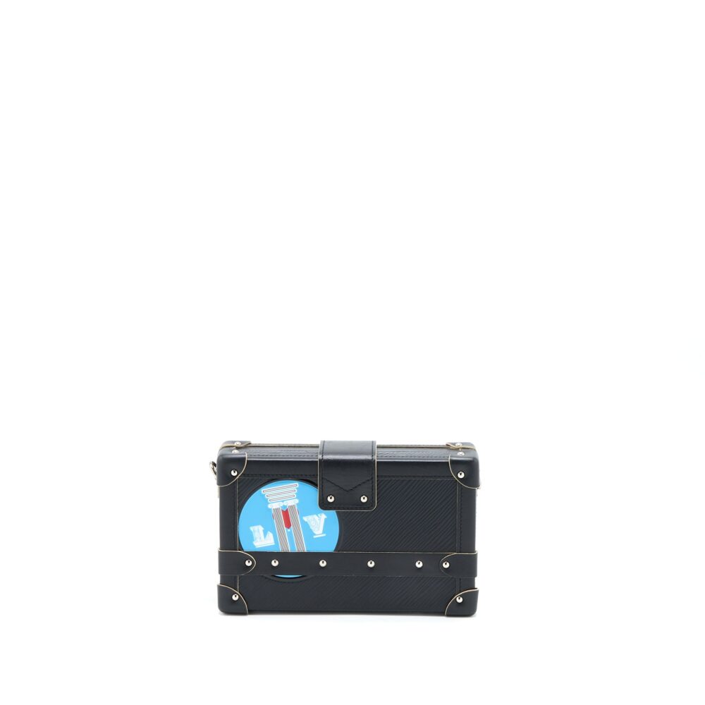 AAA Replica Louis Vuitton LV PETIT MALLE LIMITED EDITION BLACK/MULTICOLOUR SHW