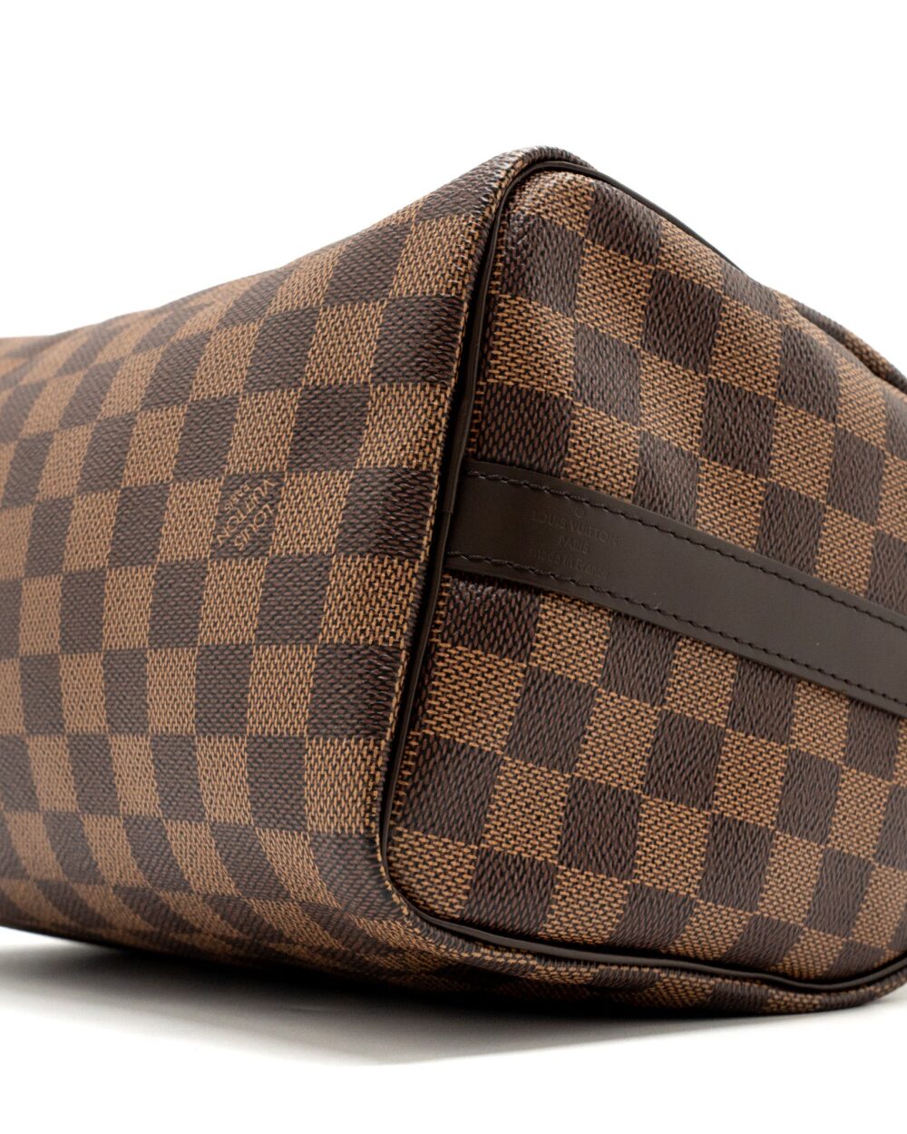 AAA Replica Louis Vuitton LV SPEEDY 25 DAMIER EBENE GHW