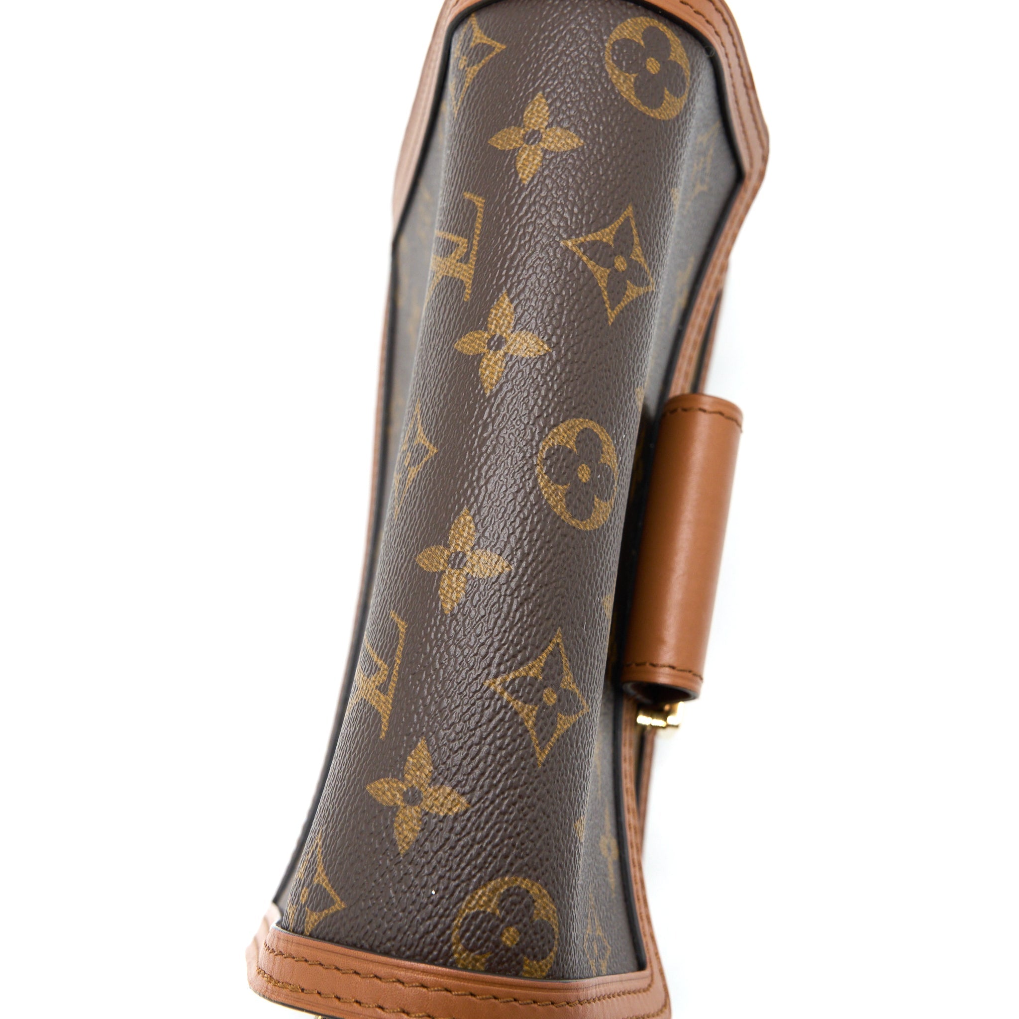 AAA Replica Louis Vuitton LV MINI DAUPHINE MONOGRAM REVERSE CANVAS GHW
