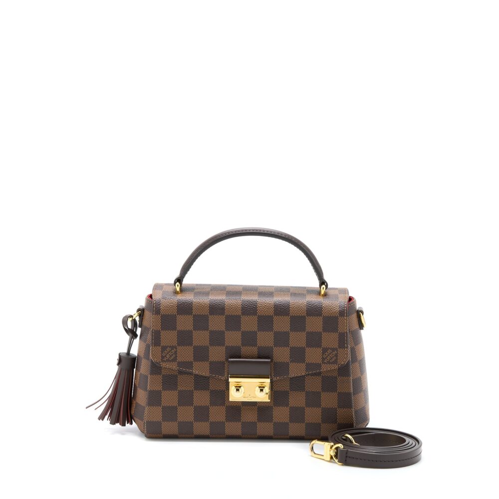 AAA Replica Louis Vuitton LV CROISETTE DAMIER EBENE CANVAS GHW