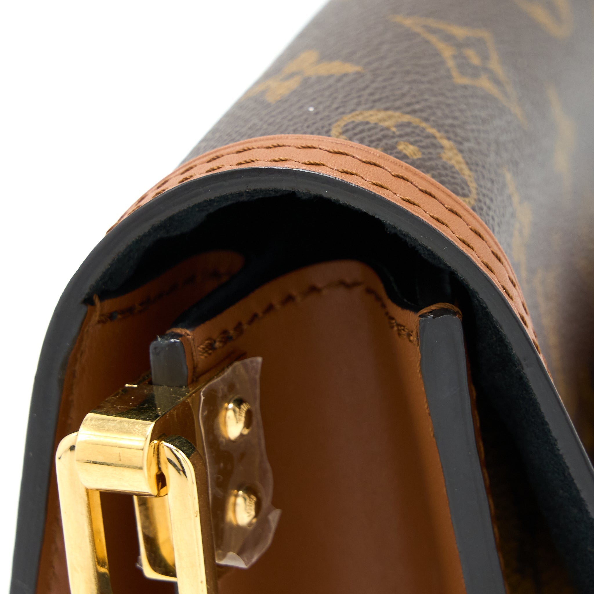 AAA Replica Louis Vuitton LV MINI DAUPHINE MONOGRAM REVERSE CANVAS GHW