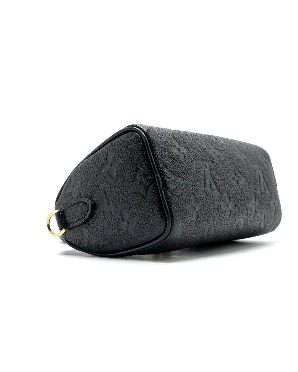 AAA Replica Louis Vuitton LV NANO SPEEDY MONOGRAM EMPREINTE BLACK GHW(NEW VERSION)
