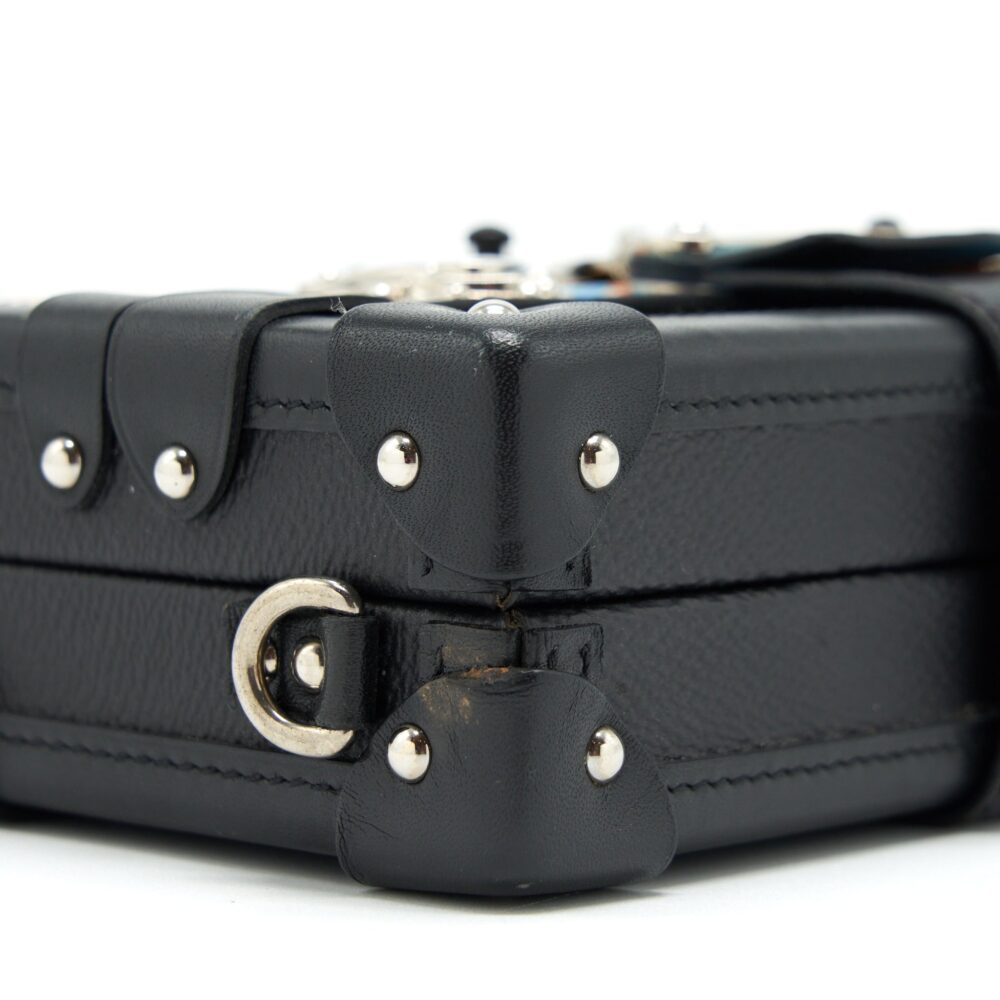 AAA Replica Louis Vuitton LV PETIT MALLE LIMITED EDITION MONOGRAM CANVAS / BLACK / BLUE / YELLOW
