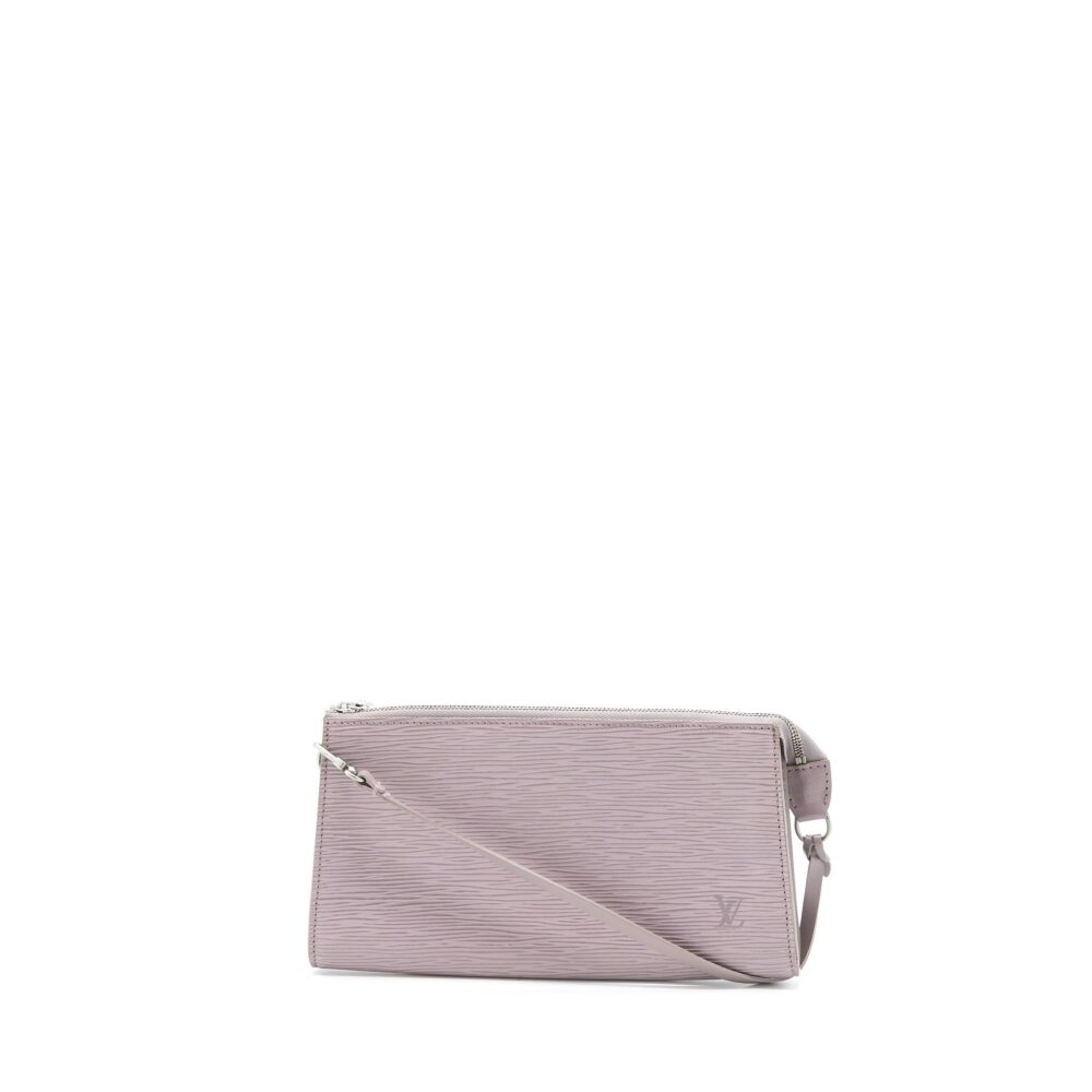 AAA Replica Louis Vuitton LV VINTAGE POCHETTE EPI LIGHT PURPLE BRUSHED SHW