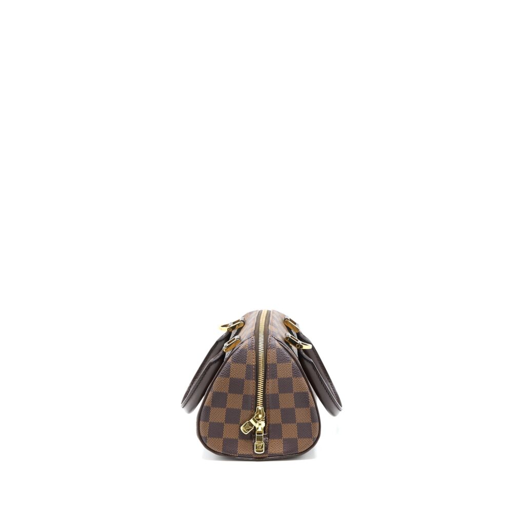 AAA Replica Louis Vuitton LV MINI RIBERA BAG DAMIER EBENE CANVAS GHW
