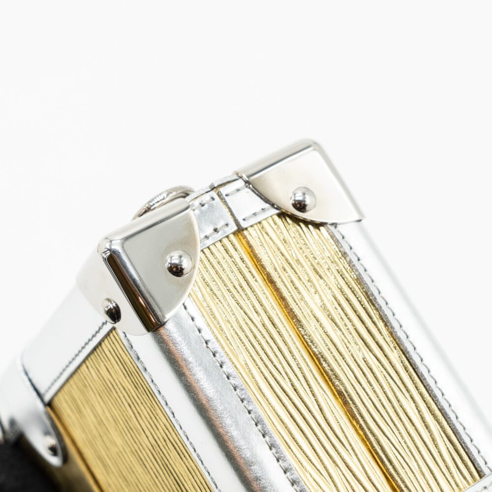 AAA Replica Louis Vuitton LV PETIT MALLE EPI GOLD / SILVER SHW
