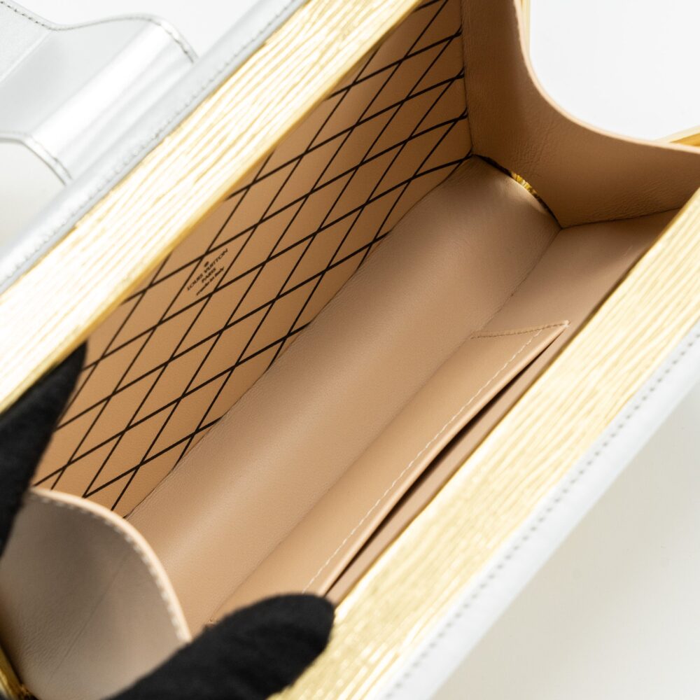 AAA Replica Louis Vuitton LV PETIT MALLE EPI GOLD / SILVER SHW