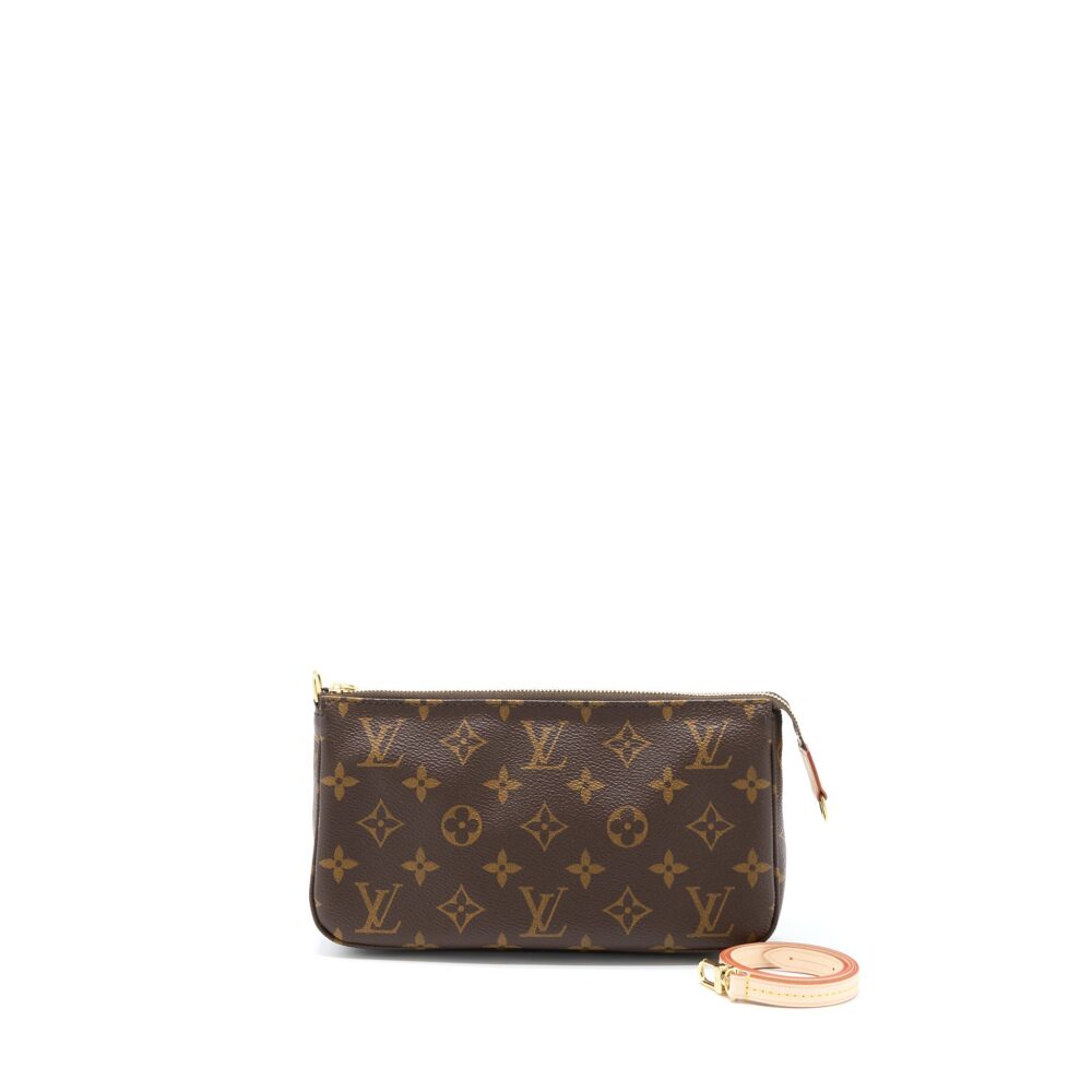 AAA Replica Louis Vuitton LV POCHETTE ACCESSORIES MONOGRAM CANVAS GHW