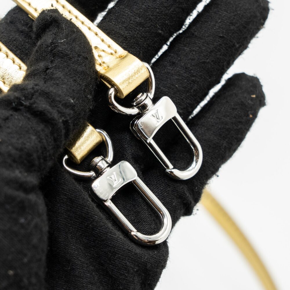 AAA Replica Louis Vuitton LV PETIT MALLE EPI GOLD / SILVER SHW