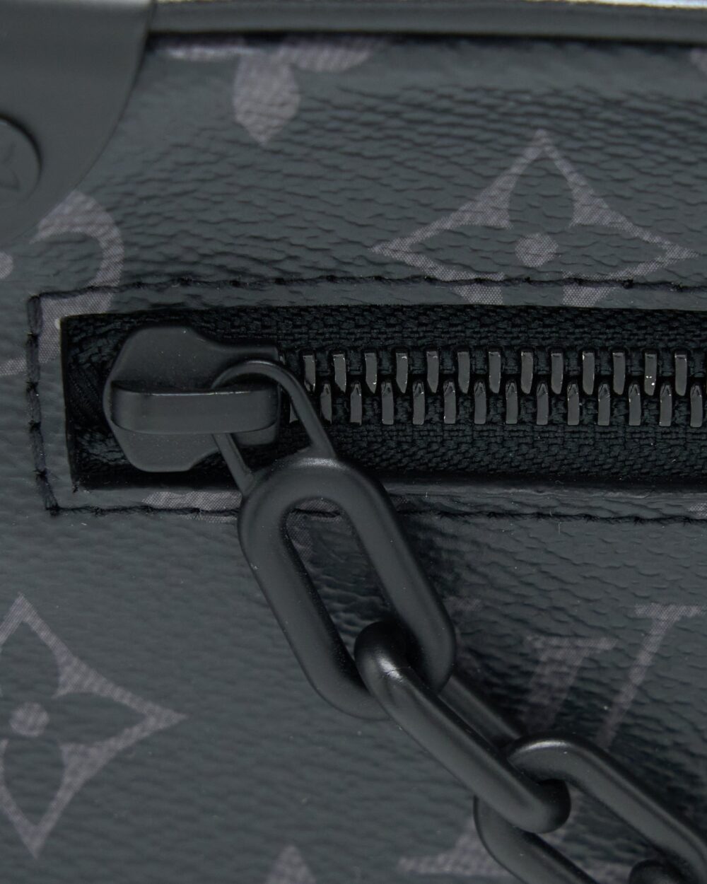 AAA Replica Louis Vuitton LV MINI SOFT TRUNK MONOGRAM ECLIPSE CANVAS BLACK HARDWARE