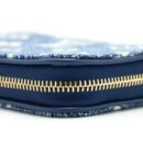 AAA Replica Louis Vuitton LV ZIPPY COIN PURSE MONOGRAM JACQUARD DENIM BLUE GHW