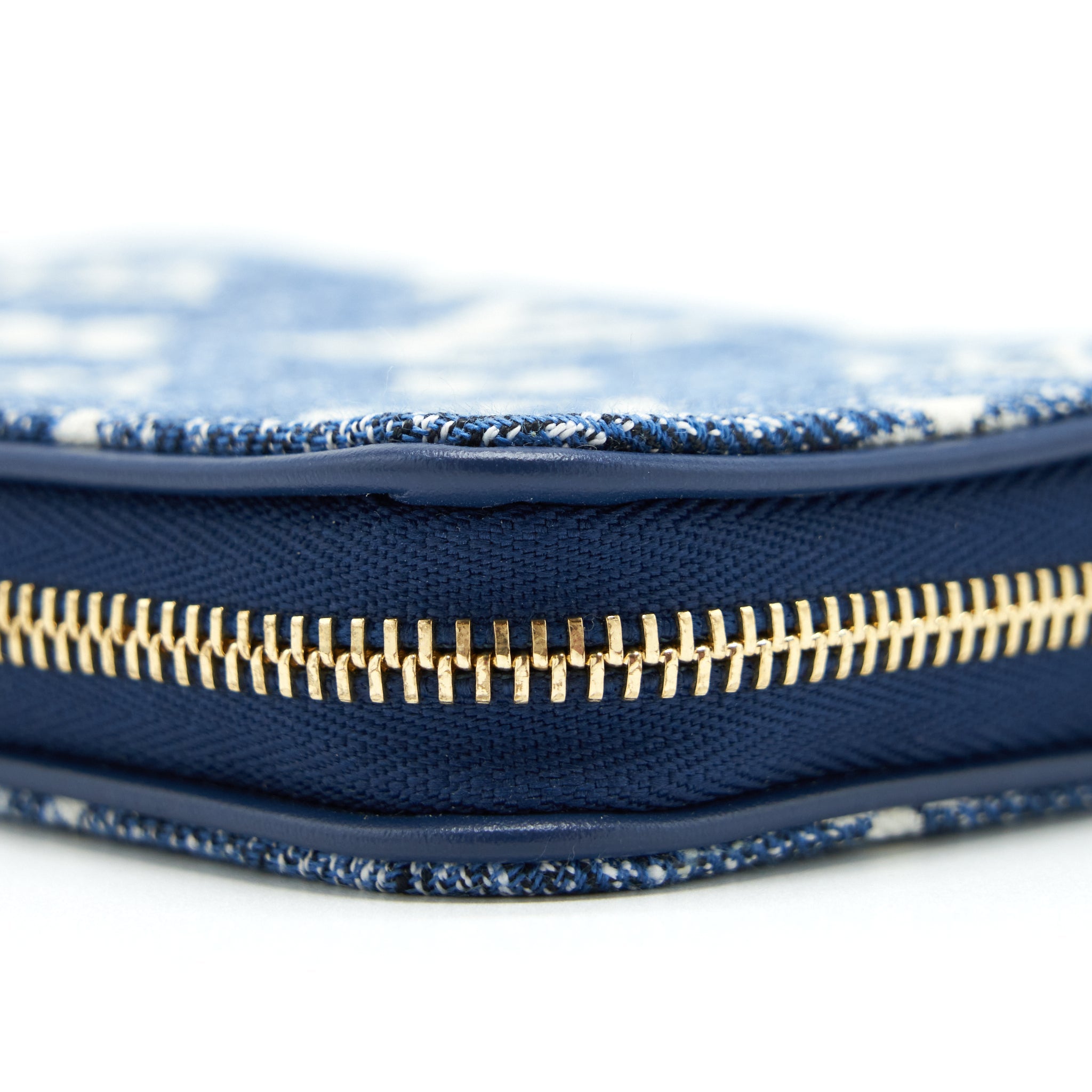 AAA Replica Louis Vuitton LV ZIPPY COIN PURSE MONOGRAM JACQUARD DENIM BLUE GHW