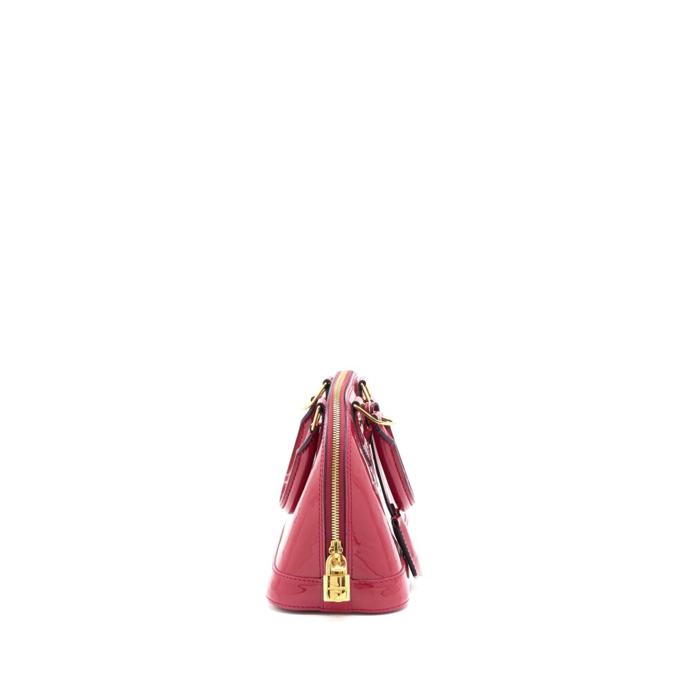 AAA Replica Louis Vuitton LV ALMA BB MONOGRAM VERNICE PINK GHW