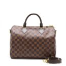 AAA Replica Louis Vuitton LV SPEEDY 30 DAMIER EBENE GHW