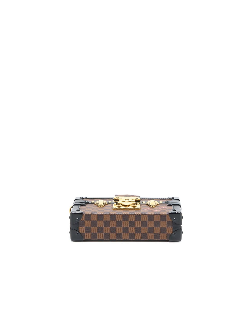 AAA Replica Louis Vuitton LV PETITE MALLE DAMIER EBENE CANVAS GHW