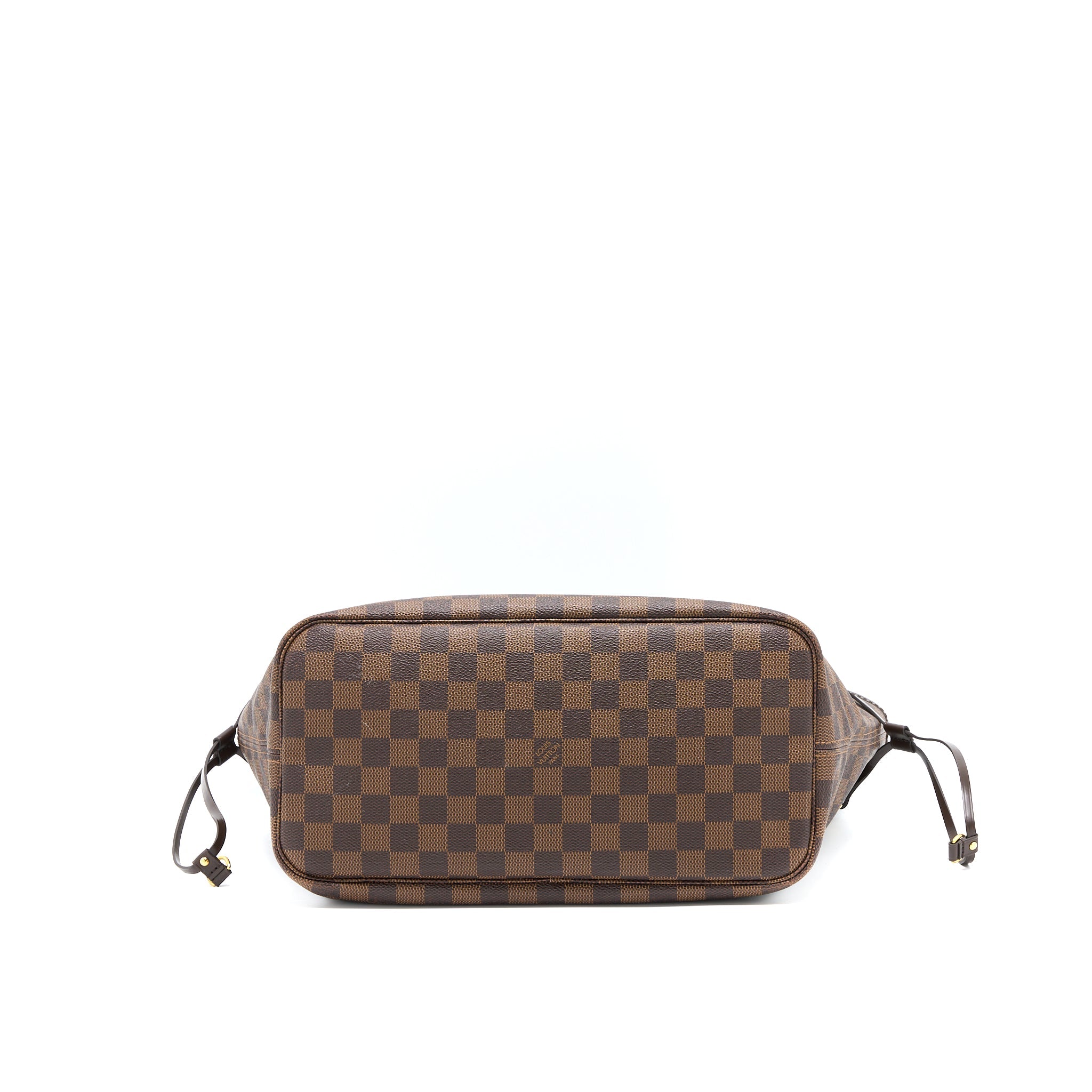 AAA Replica Louis Vuitton LV NEVERFULL MM DAMIER EBENE/PINK GHW