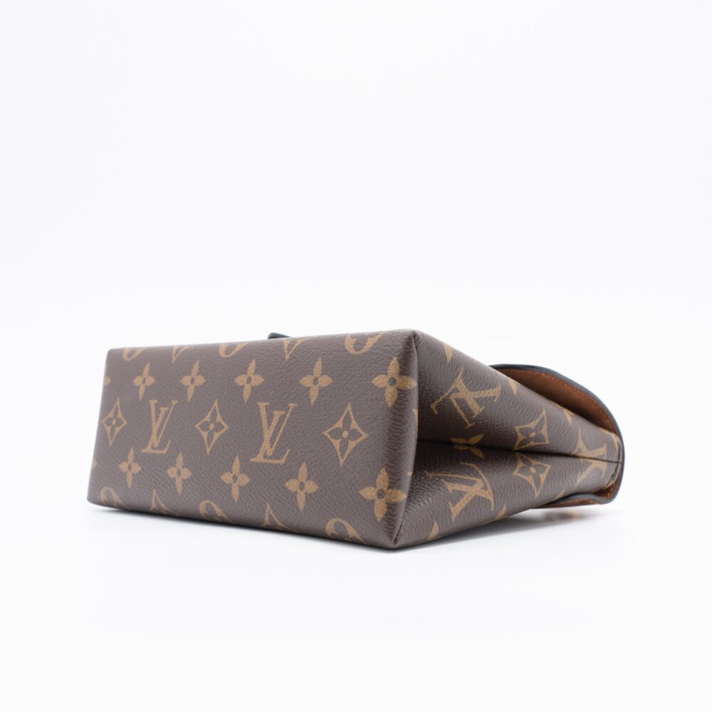 AAA Replica Louis Vuitton LV LOCKY BB MONOGRAM CANVAS/CARAMEL GHW