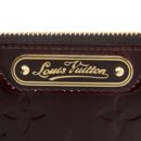 AAA Replica Louis Vuitton LV ZIPPY POUCH WITH KEY CHAIN PATENT DARK RED GHW