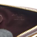 AAA Replica Louis Vuitton LV ZIPPY POUCH WITH KEY CHAIN PATENT DARK RED GHW