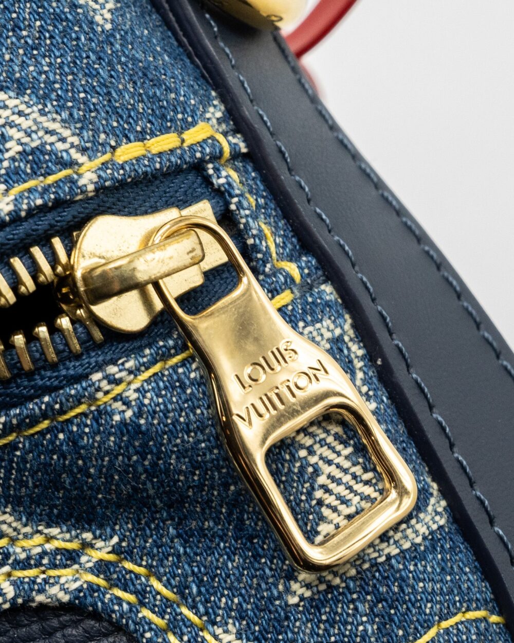 AAA Replica Louis Vuitton LV JAPANESE CRUISER BAG LIMITED EDITION MONOGRAM DENIM/LEATHER BLUE GHW(NEW VERSION)