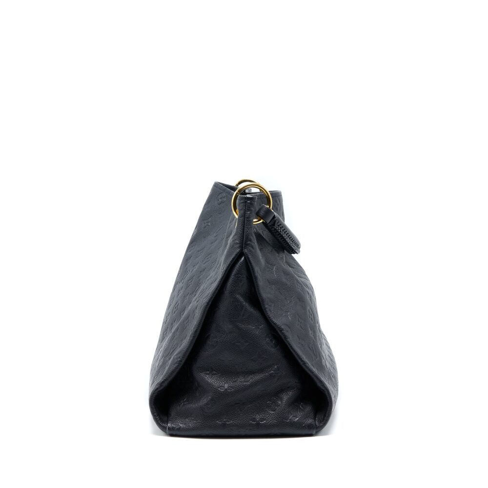 AAA Replica Louis Vuitton LV ARTSY MM EMPREINTE BLACK GHW