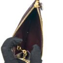 AAA Replica Louis Vuitton LV ZIPPY POUCH WITH KEY CHAIN PATENT DARK RED GHW