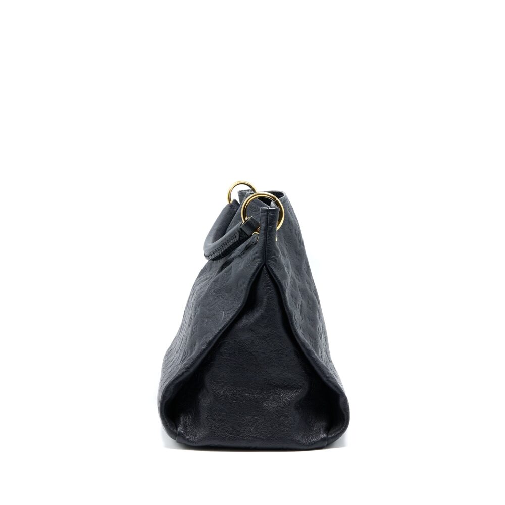 AAA Replica Louis Vuitton LV ARTSY MM EMPREINTE BLACK GHW