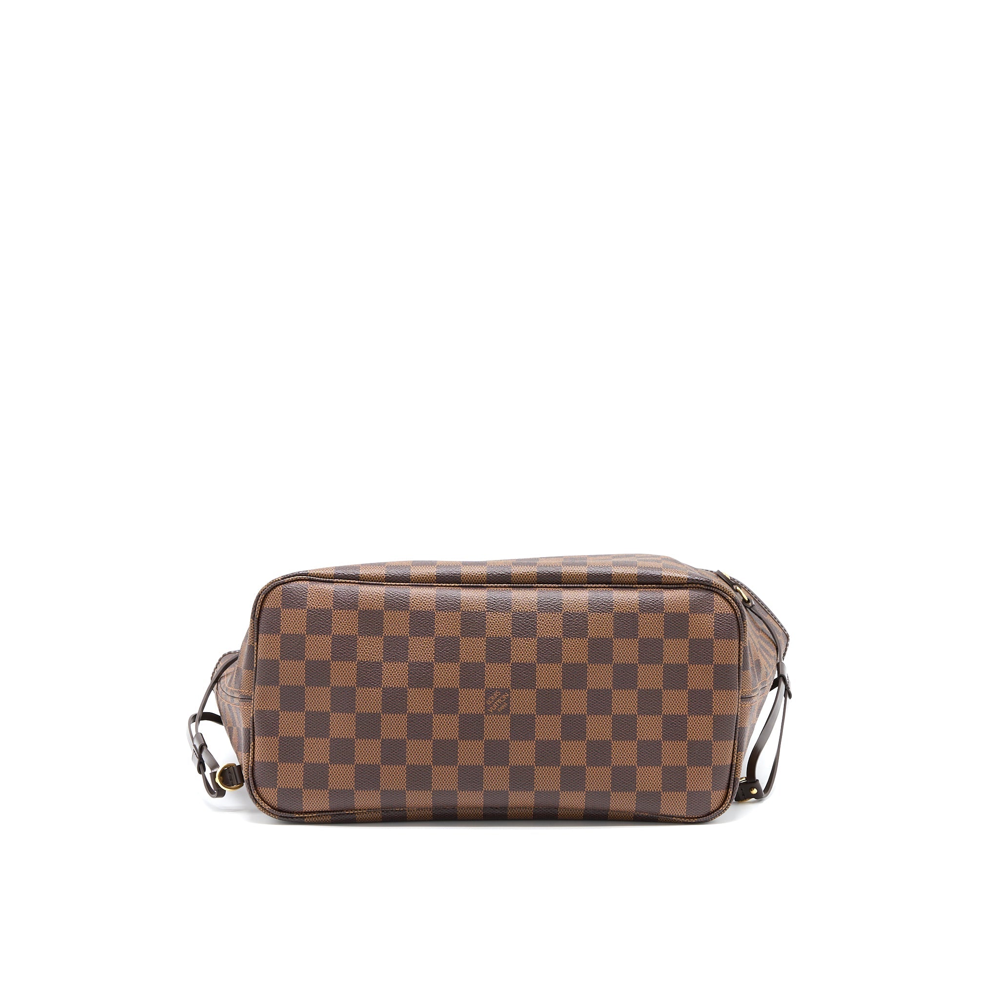 AAA Replica Louis Vuitton LV NEVERFULL MM DAMIER EBENE GHW WITH INITIAL S.S