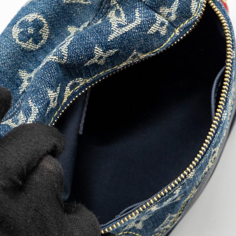 AAA Replica Louis Vuitton LV JAPANESE CRUISER BAG LIMITED EDITION MONOGRAM DENIM/LEATHER BLUE GHW(NEW VERSION)