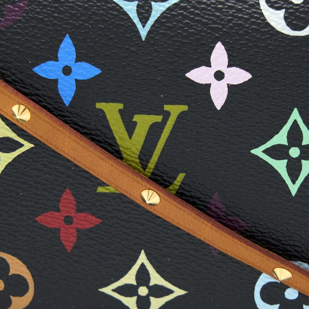 AAA Replica Louis Vuitton LV POCHETTE ACCESSORIES MONOGRAM CANVAS MULTICOLOUR GHW