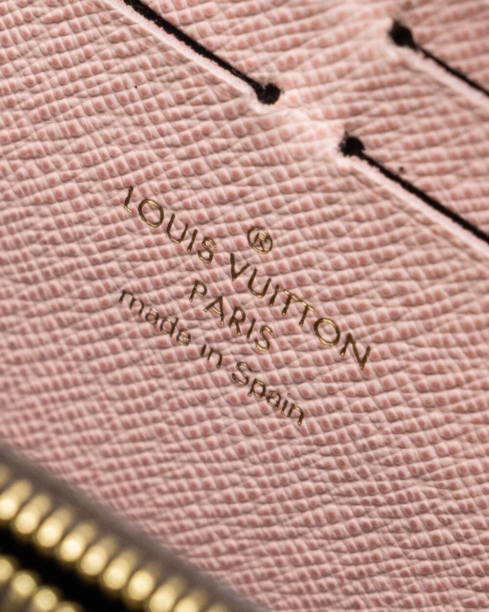 AAA Replica Louis Vuitton LV CLEMENCE LONG WALLET MONOGRAM CANVAS ROSE BALLERINE GHW