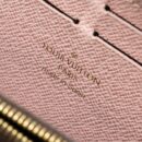 AAA Replica Louis Vuitton LV CLEMENCE LONG WALLET MONOGRAM CANVAS ROSE BALLERINE GHW