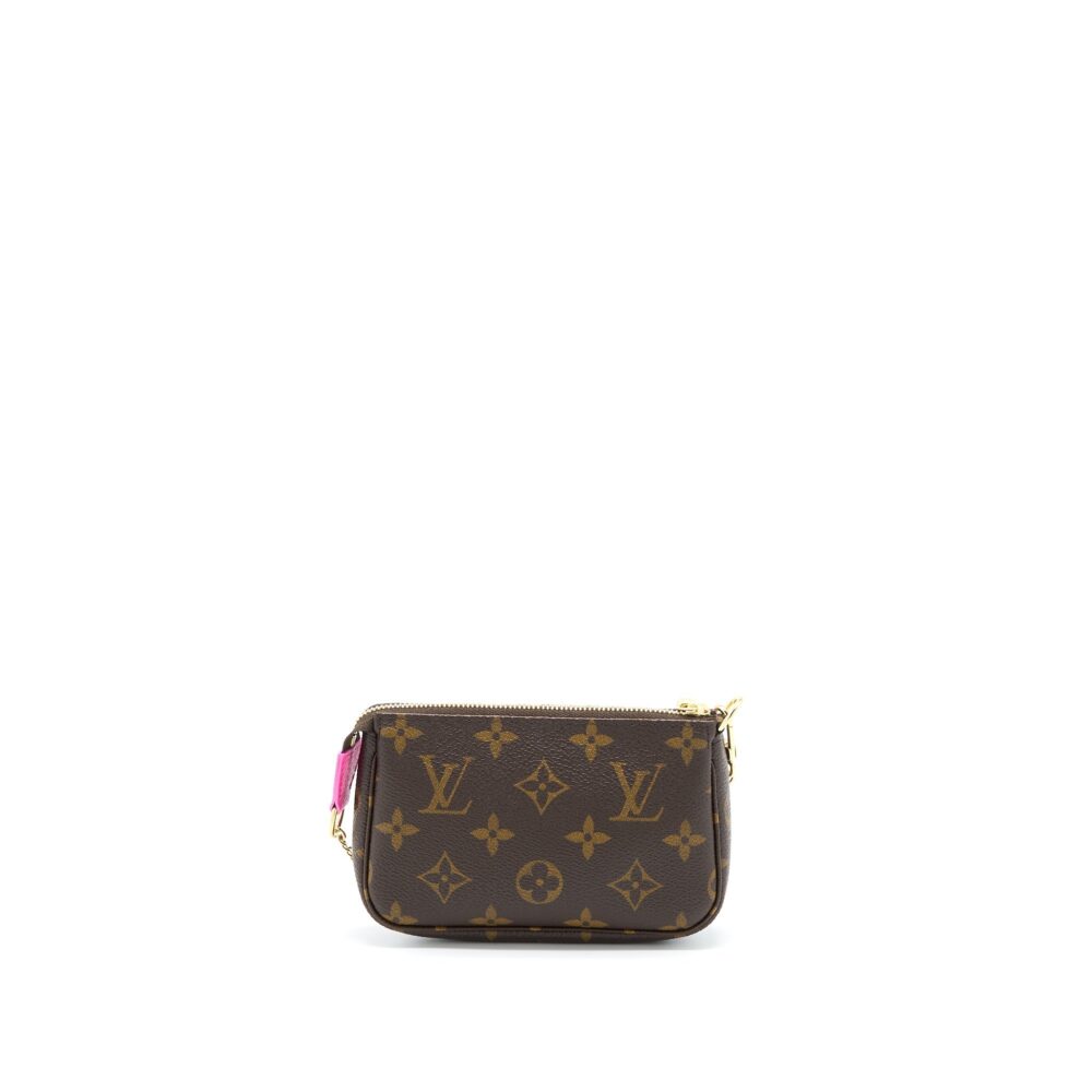 AAA Replica Louis Vuitton LV 2022 CHRISTMAS LIMITED MINI POCHETTE ACCESSORIES MONOGRAM CANVAS SEOUL BOUTIQUE GHW