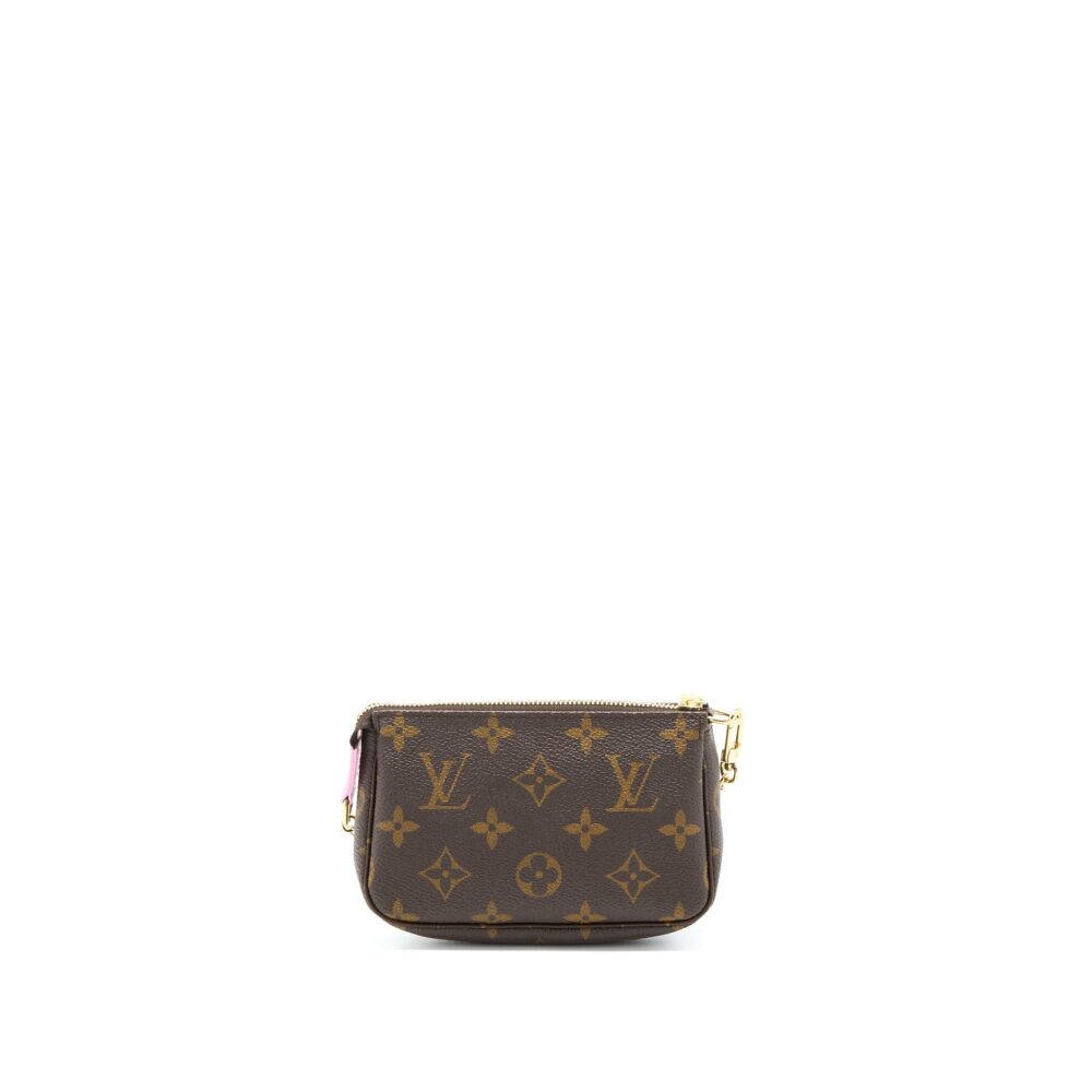 AAA Replica Louis Vuitton LV 2022 CHRISTMAS LIMITED MINI POCHETTE ACCESSORIES MONOGRAM CANVAS PARIS BOUTIQUE GHW
