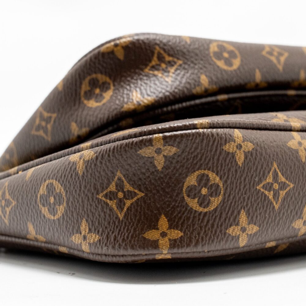 AAA Replica Louis Vuitton LV MULTI POCHETTE MONOGRAM CANVAS ROSE CLAIR GHW