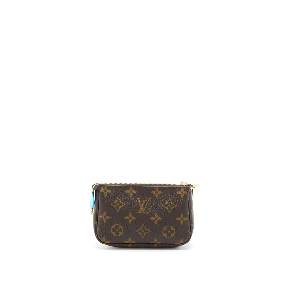 AAA Replica Louis Vuitton LV 2022 CHRISTMAS LIMITED MINI POCHETTE ACCESSORIES MONOGRAM CANVAS TOKYO BOUTIQUE GHW