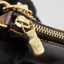 AAA Replica Louis Vuitton LV MINI POCHETTE DAMIER EBENE GHW